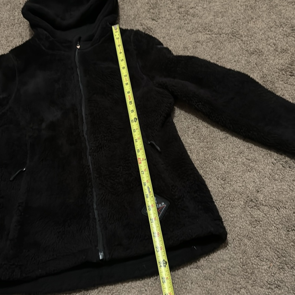 Spyder Los Gatos Style Zip Up Jacket-Wmns Sz S-Black-Hooded-Zip Pockets-GUC - Picture 13 of 16